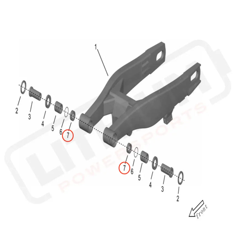Storm Bee Swingarm End Cover