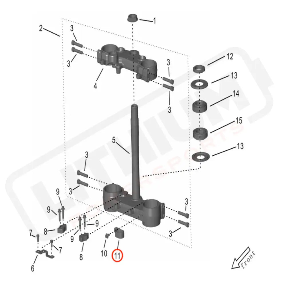 Surron Storm Bee OEM Triple clamp Cable Protector