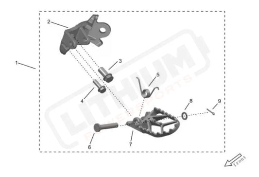 Surron Storm Bee OEM Washer B4013 d10 eParts