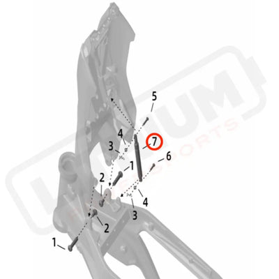 Surron Ultra Bee OEM Battery Cap Gas Strut