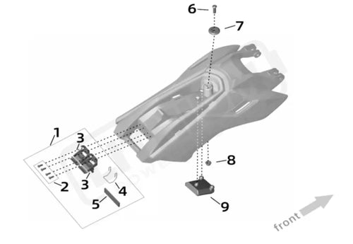 Surron Ultra Bee OEM Battery Compartment Lock Spring - Lithium Powersports