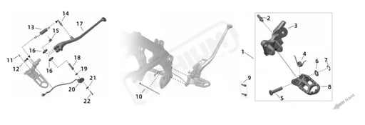 Surron Ultra Bee OEM Bottom Side Stand Pin - Lithium Powersports