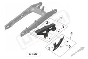 Surron Ultra Bee OEM Parts Diagram - CHAIN GUARD