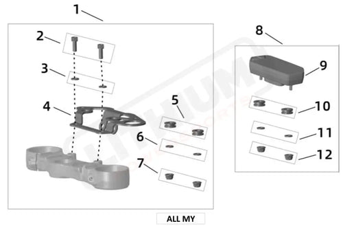 Surron Ultra Bee OEM Dashboard Absorber - Display