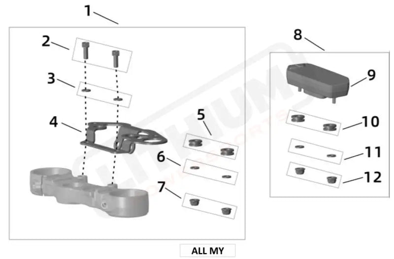 Surron Ultra Bee OEM Dashboard Absorber - Display