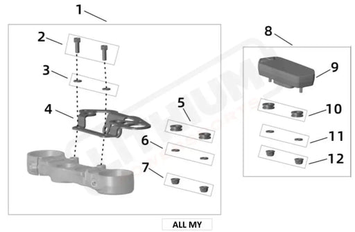 Surron Ultra Bee OEM Dashboard Absorber - Display