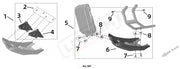 Surron Ultra Bee OEM Parts Diagram - SKID PLATE