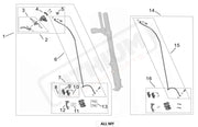 Surron Ultra Bee FRONT BRAKE parts diagram