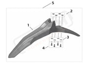 Surron Ultra Bee OEM Front Fender (Black) - Lithium Powersports