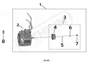 Surron Ultra Bee OEM Parts Diagram - MOTOR ASSY.