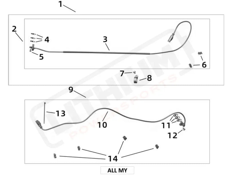 Surron Ultra Bee OEM Parts Diagram - WHEEL SPEED SENSOR