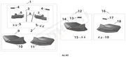 Surron Ultra Bee HANDGUARD parts diagram