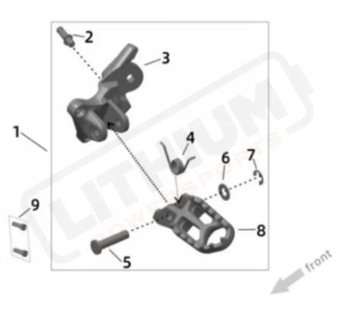 Surron Ultra Bee OEM Footpeg Spring (UB) eParts
