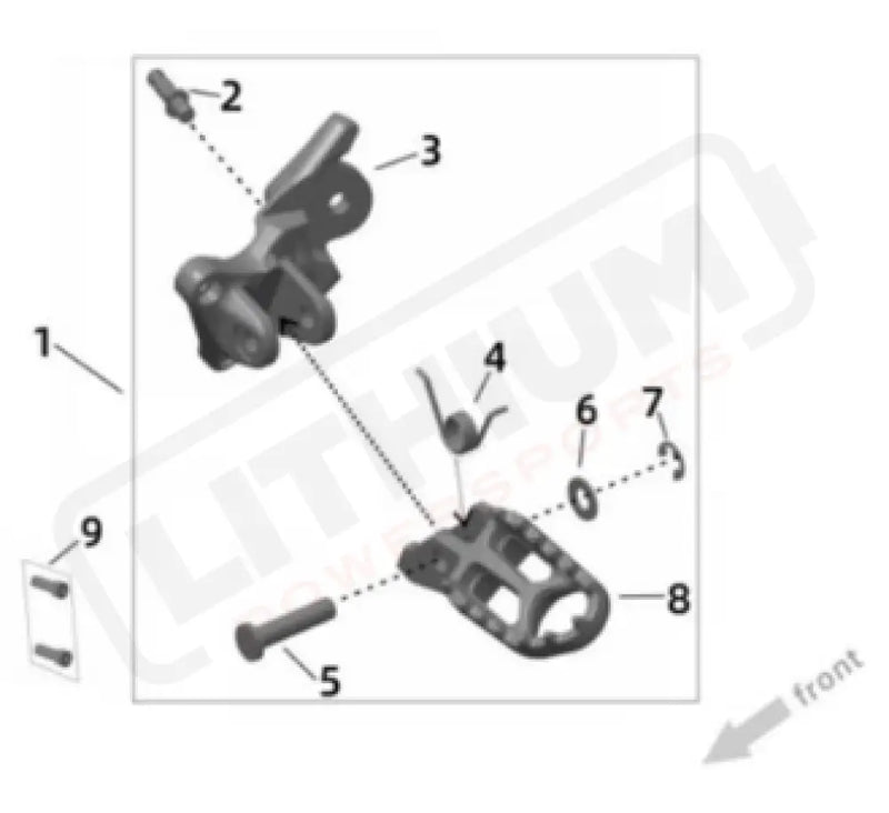 Surron Ultra Bee OEM Footpeg Spring (UB) eParts