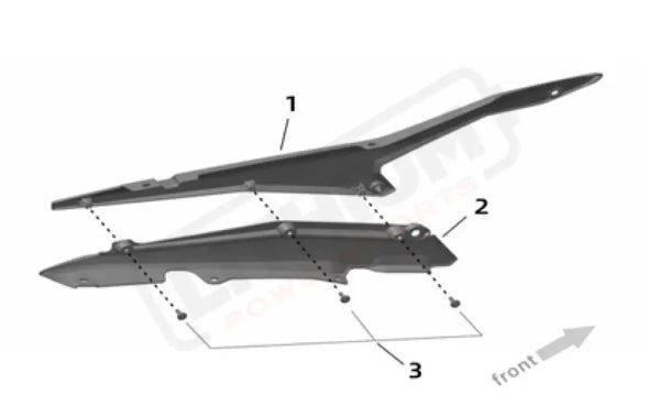 Surron Ultra Bee OEM L Subframe Shroud - Lithium Powersports