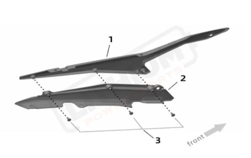 Surron Ultra Bee OEM L Subframe Shroud - Lithium Powersports