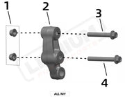 Surron Ultra Bee TRIANGULAR CANTILEVER ASSY. OEM parts diagram