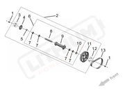 Surron Ultra Bee OEM Midshaft Assembly (MY25) eParts