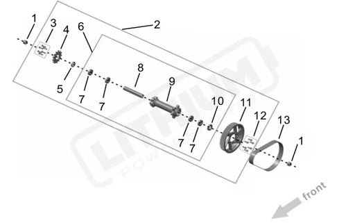 Surron Ultra Bee OEM Midshaft - Lithium Powersports