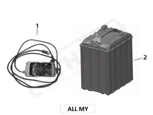 Surron Ultra Bee BATTERY CHARGER parts diagram
