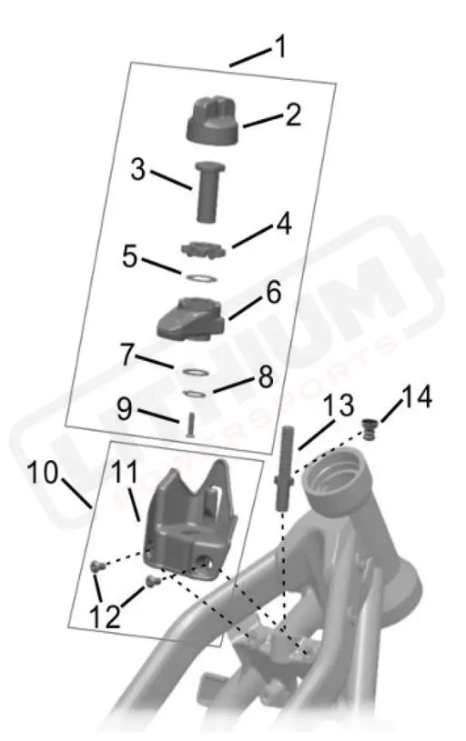 Surron Ultra Bee OEM Nylon Rivet B5004 eParts