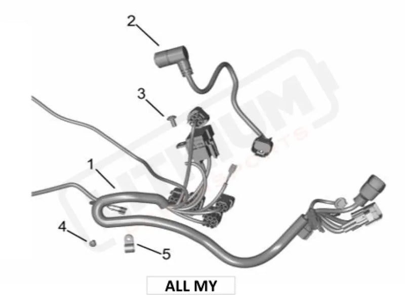 Surron Ultra Bee MAIN HARNESS parts diagram