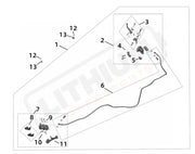 Surron Ultra Bee OEM Rear Brake Cylinder Assy. - Lithium Powersports
