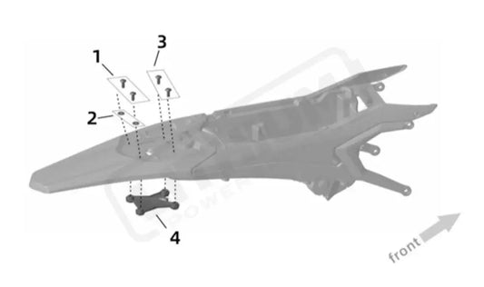 Surron Ultra Bee OEM Rear Fender INST. Washer - Lithium Powersports