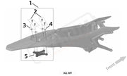 Surron Ultra Bee OEM Parts Diagram - REAR FENDER POSITIONING PLATE