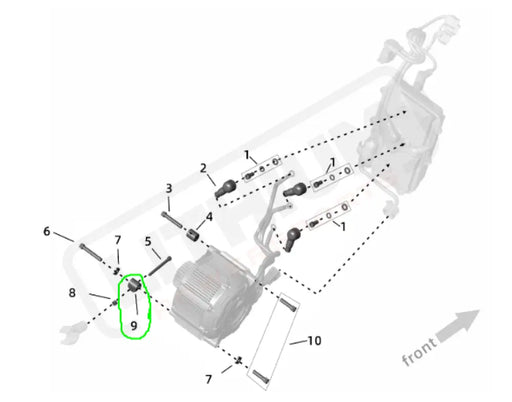 Surron Ultra Bee OEM Rear Motor Support Bushing - Lithium Powersports