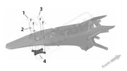 Surron Ultra Bee OEM Rear Mud Flap INST. Washer eParts