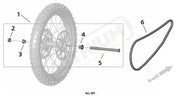 Surron Ultra Bee REAR WHEEL AXLE DRIVE parts diagram
