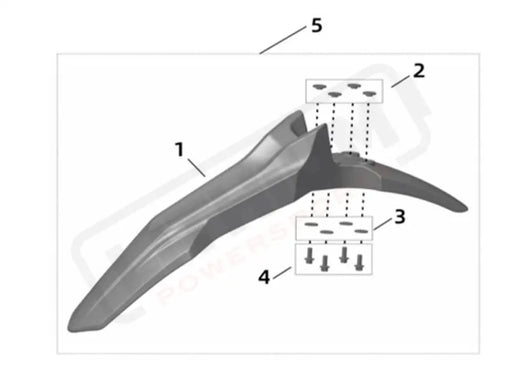 Surron Ultra Bee OEM Screw B1008 (M6*16) eParts