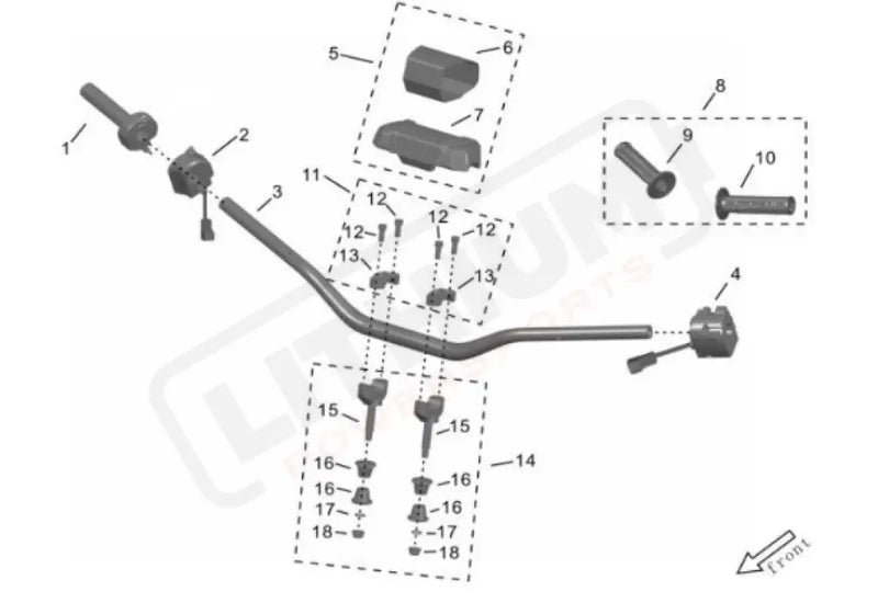 Surron Ultra Bee OEM Screw B2003 M10*1.25 eParts