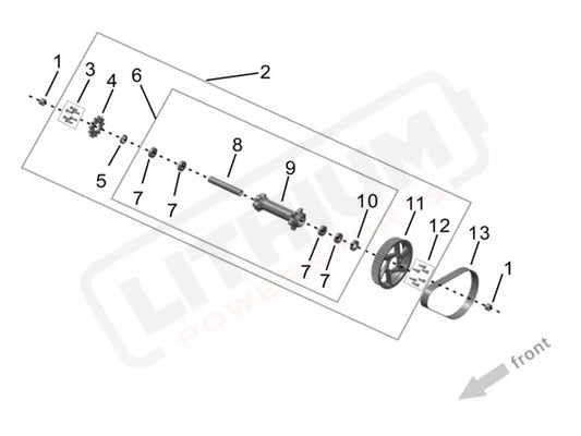 Surron Ultra Bee OEM Screw B3001 M6x16 - Screw