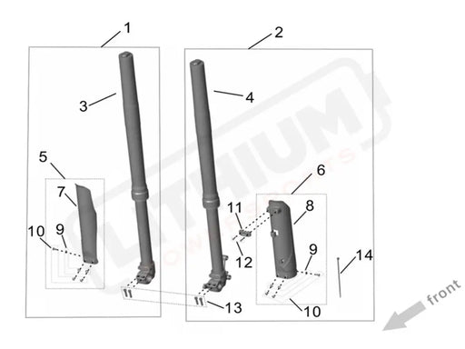 Surron Ultra Bee OEM Screw B3002 (M4*12) eParts