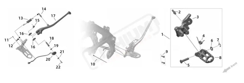 Surron Ultra Bee OEM Screw B3002 (M6*20) - Lithium Powersports