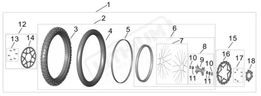 Surron Ultra Bee OEM Screw B3007 (M6*16) eParts