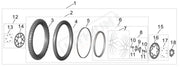 Surron Ultra Bee OEM Screw B3007 (M6*16) eParts