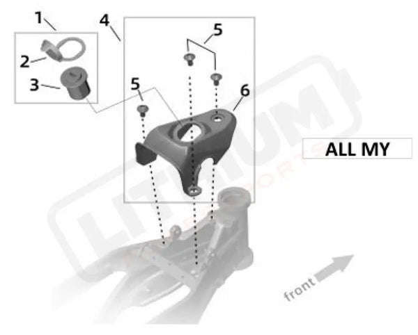 Surron Ultra Bee USB parts diagram