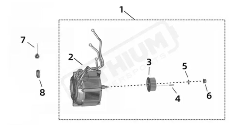Surron Ultra Bee OEM Seal Ring B7001 d2435 - Lithium Powersports