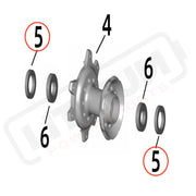 Ultra Bee Front Wheel Hub Oil Seal