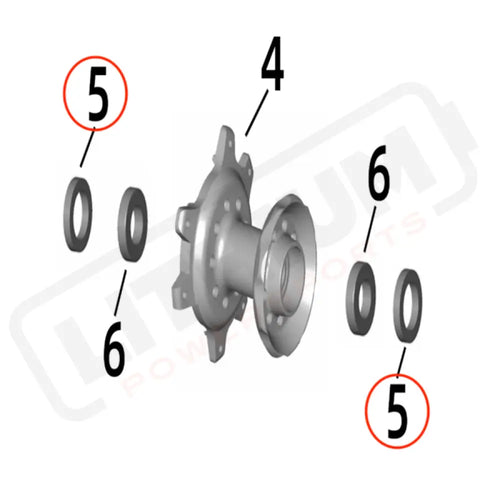 Ultra Bee Front Wheel Hub Oil Seal