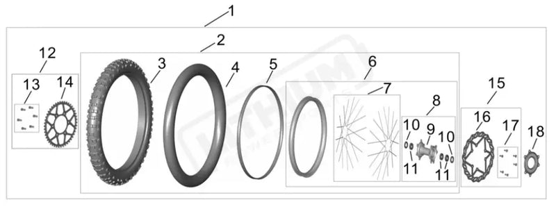 Surron Ultra Bee OEM Seal Ring B7001 d2542 - Lithium Powersports
