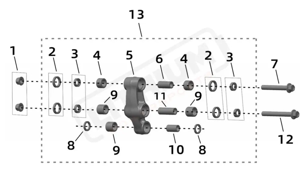 Surron Ultra Bee OEM Seal Triangular Cantilever