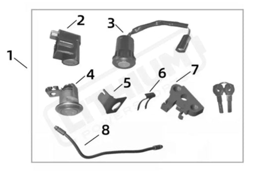 Surron Ultra Bee OEM Seat Lock Stand - Lithium Powersports
