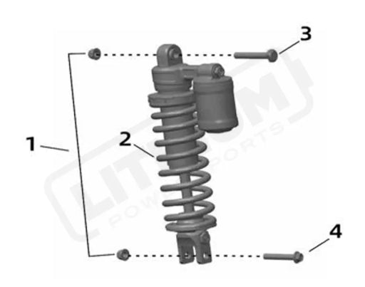 Surron Ultra Bee OEM Shock Axle Bottom - Lithium Powersports