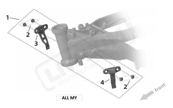 Surron Ultra Bee OEM Parts Diagram - STEERING LOCK