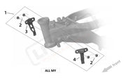 Surron Ultra Bee STEERING BLOCK OEM parts diagram