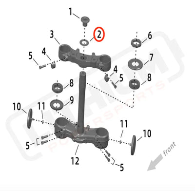 Surron Ultra Bee OEM Steering Head Gasket TOP